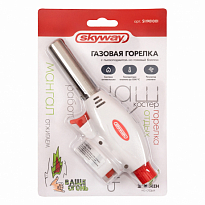 Горелка газовая SKYWAY на цанговый баллон с пьезоподжигом 1001